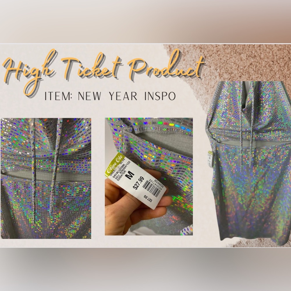 🎆New Years Inspired Cocktail Dress